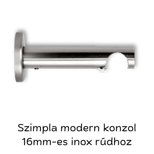 Image of Szimpla modern konzol inox