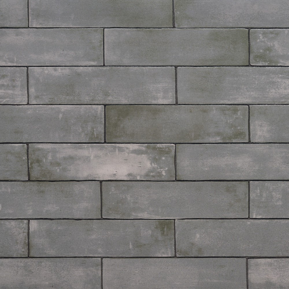 Image of Asmant fekete tégla mintás csempehelyettesítő tapéta 270-0168