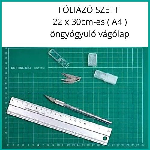 Barkács hobbyvágó készlet A4-es