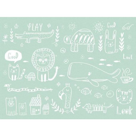 Image of Rajzolt állatok digitális poszter 38304-1