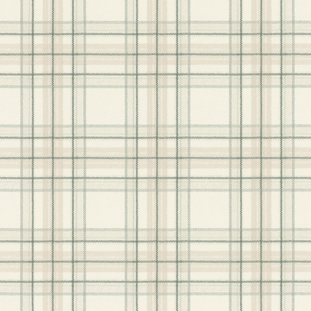 Image of Zöld skótkockás tapéta 537437