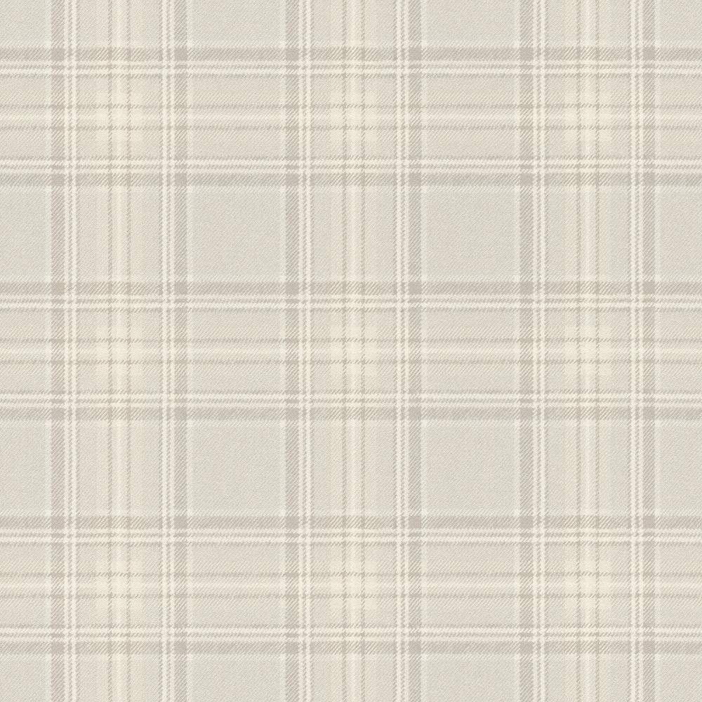 Image of Szürkésdrapp skótkockás tapéta 537444