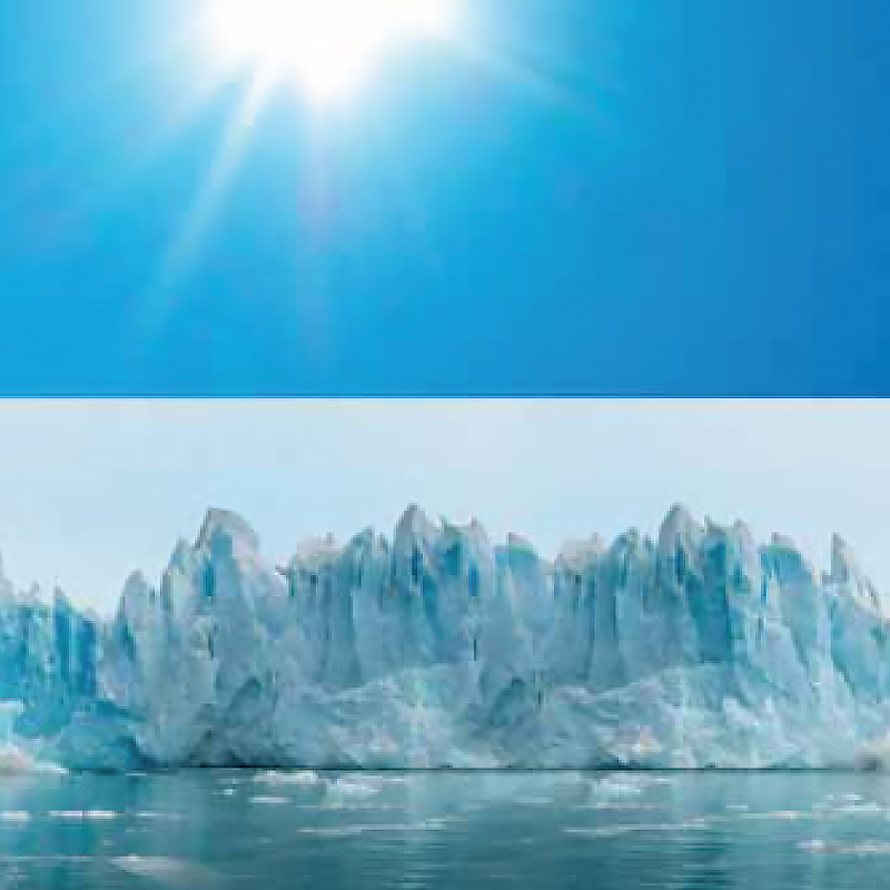 Image of STATIC PANORAMA GLACIER gleccser statikus üvegfólia 56222
