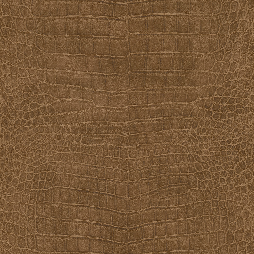 Image of African Queen élethű barna krokodilbőr mintázatú tapéta 751314