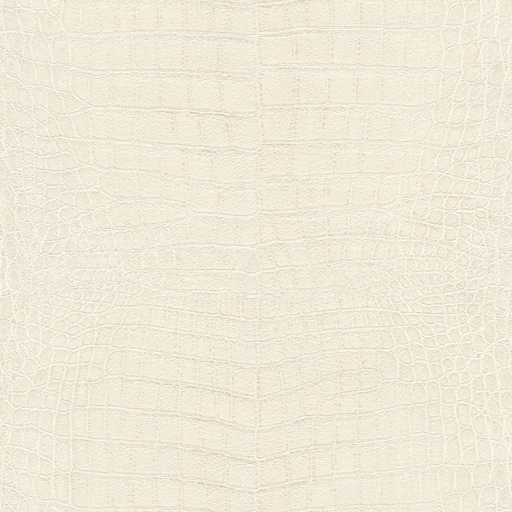 Image of African Queen törtfehér élethű krokodilbőr mintás tapéta 751321