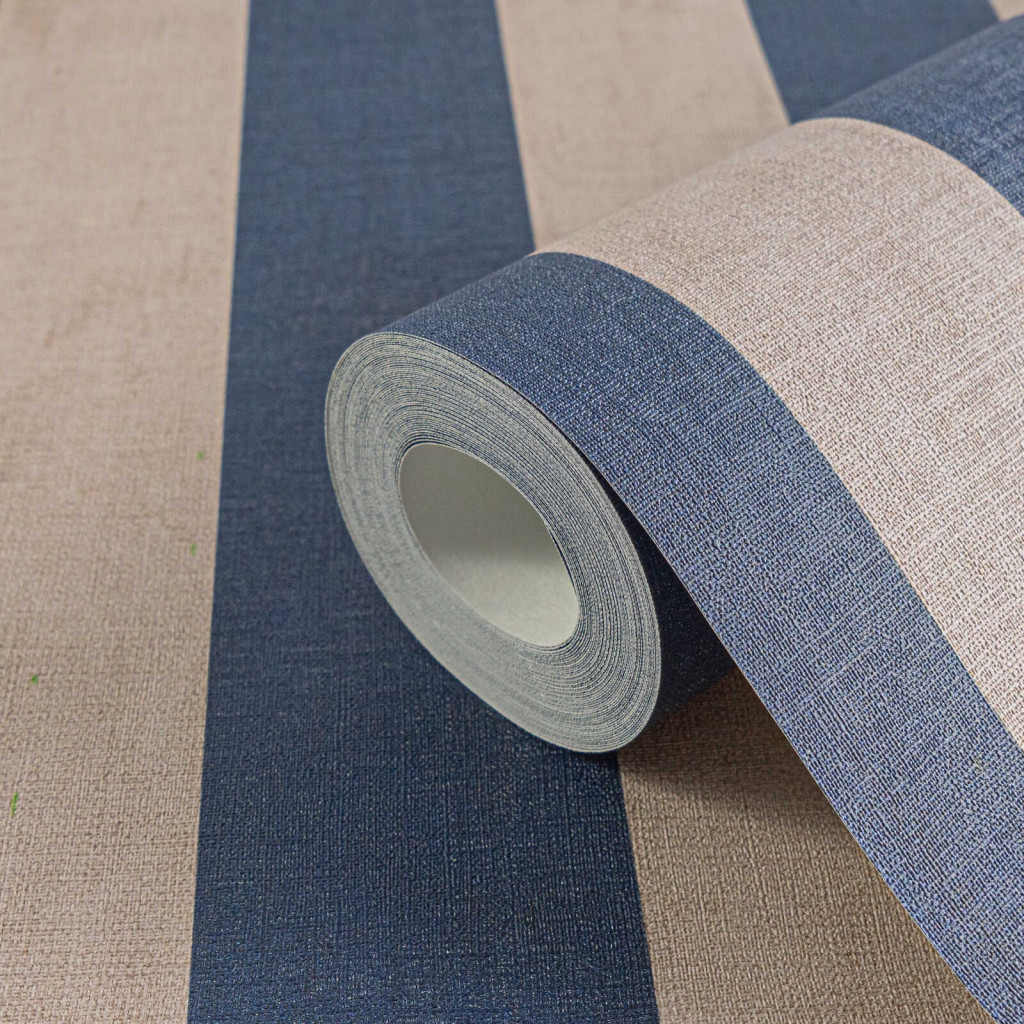 Image of Anna D'Andrea kék csíkos tapéta 78226-5