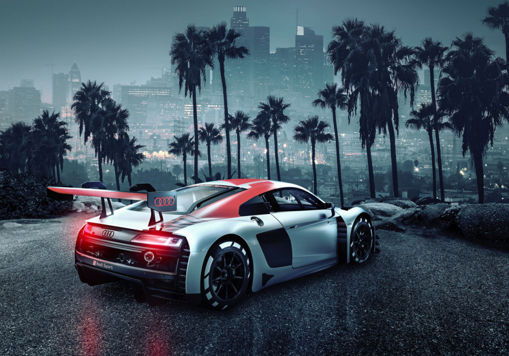 Image of Audi R8 L.A. Poszter 8-742