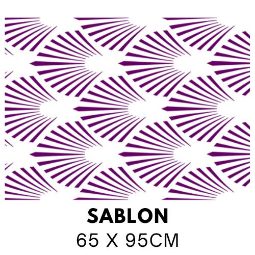 Image of Art Deco legyezőmotívum sablon