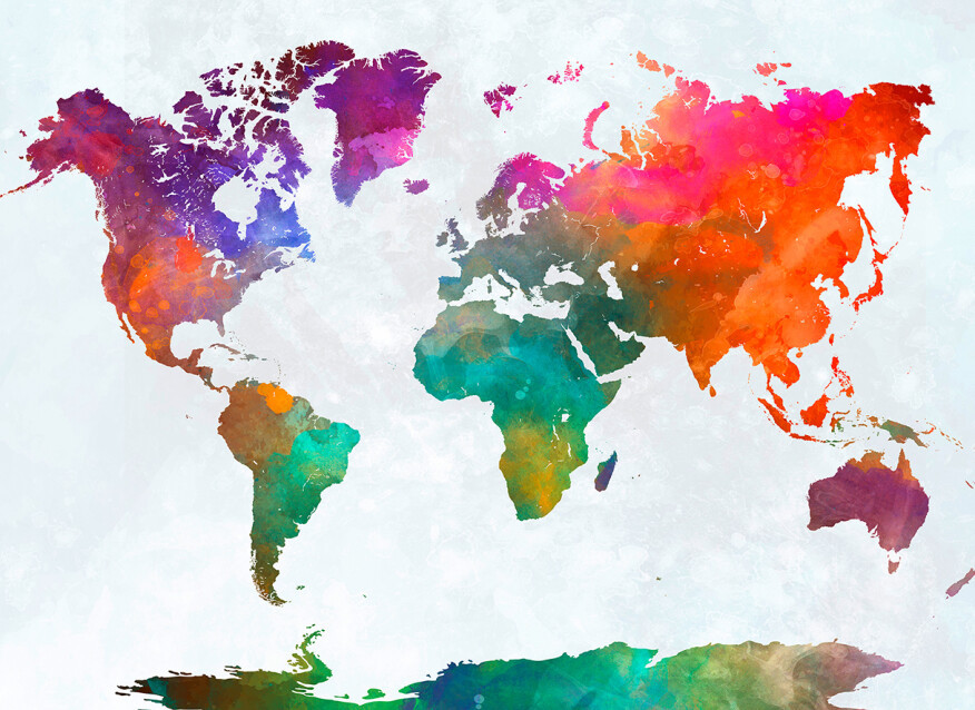 Image of Global Map poszter DD118802