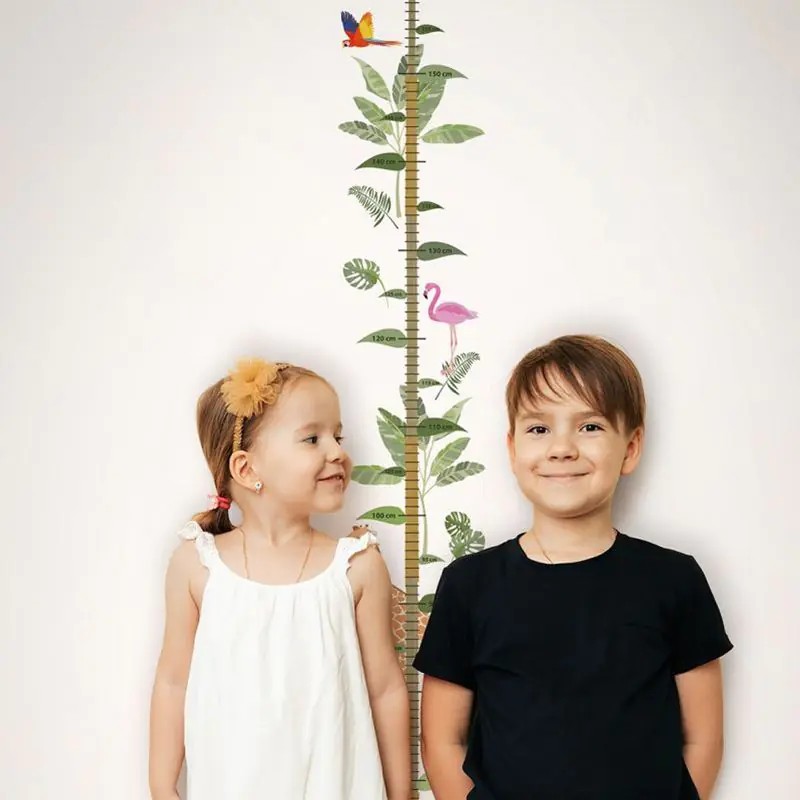 Image of Állatok a dzsungelben keskeny magasságmérő falpanel KOD45885