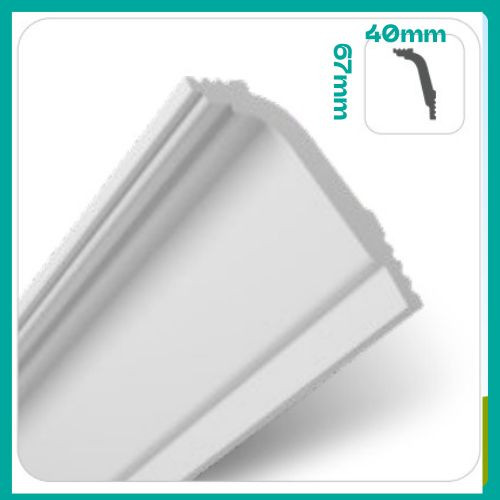 Image of DMS Hungarocell sarokléc stukkó – beltéri éllezárás mennyezet és fal találkozásához