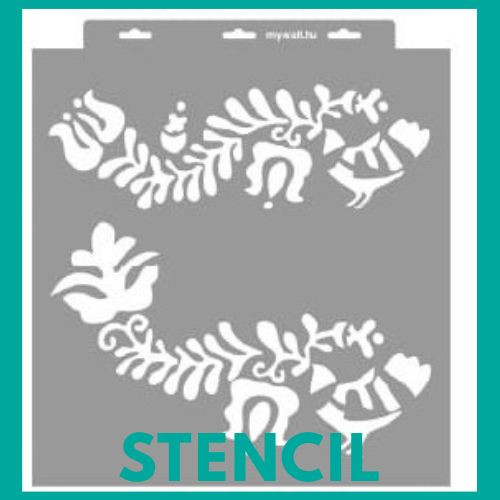 Image of Kacskaringós stencil - 3D - 6 méret